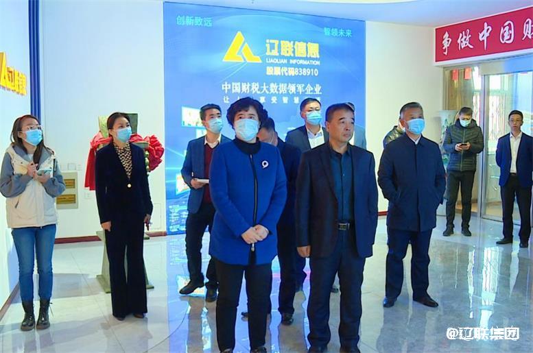 辽阳市白英市长莅临Galaxy银河国际信息调研指导